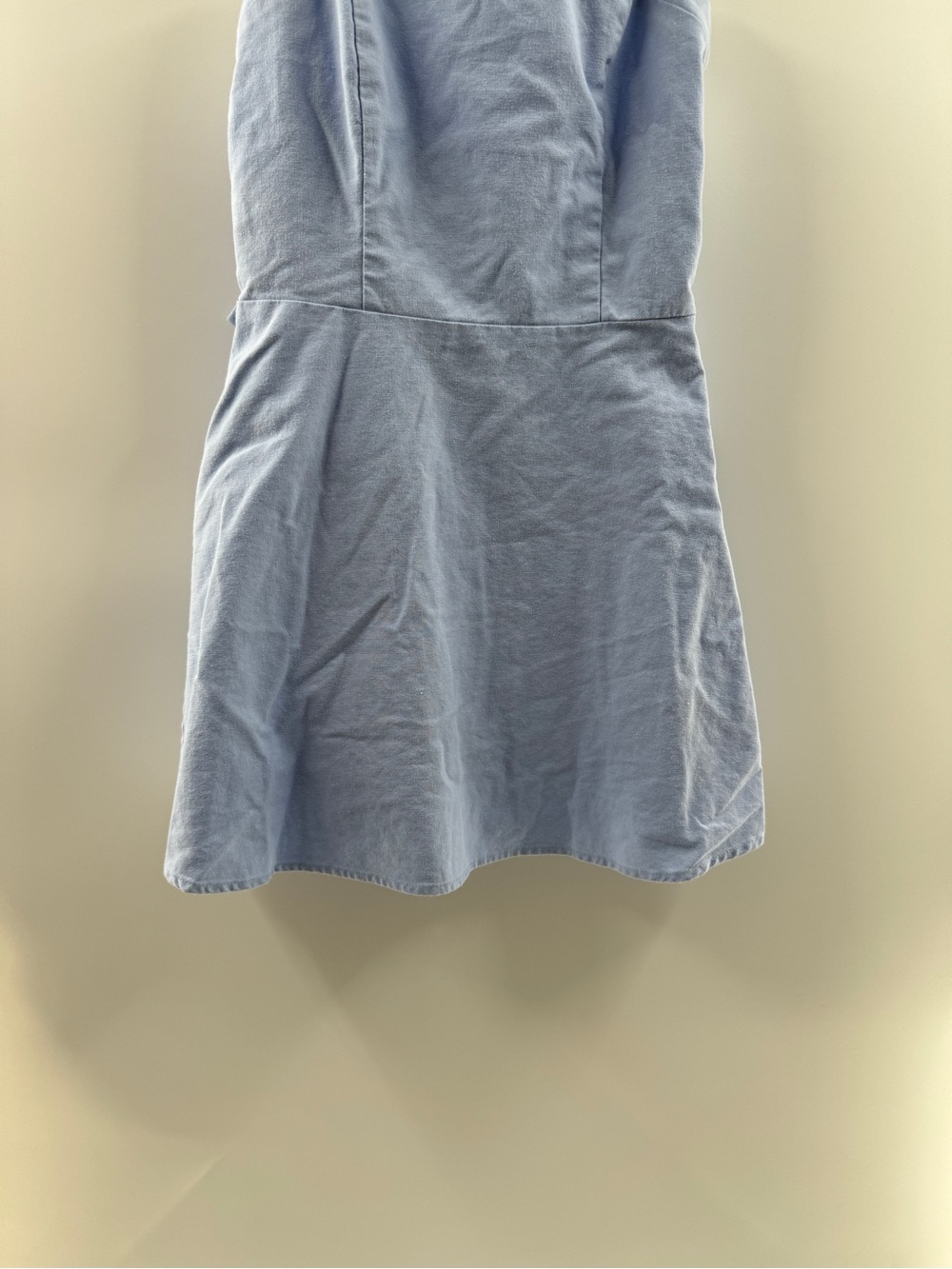 Altar'd State Light Blue Strapless Bow Back Mini Dress – Women's XS - Picture 3 of 8